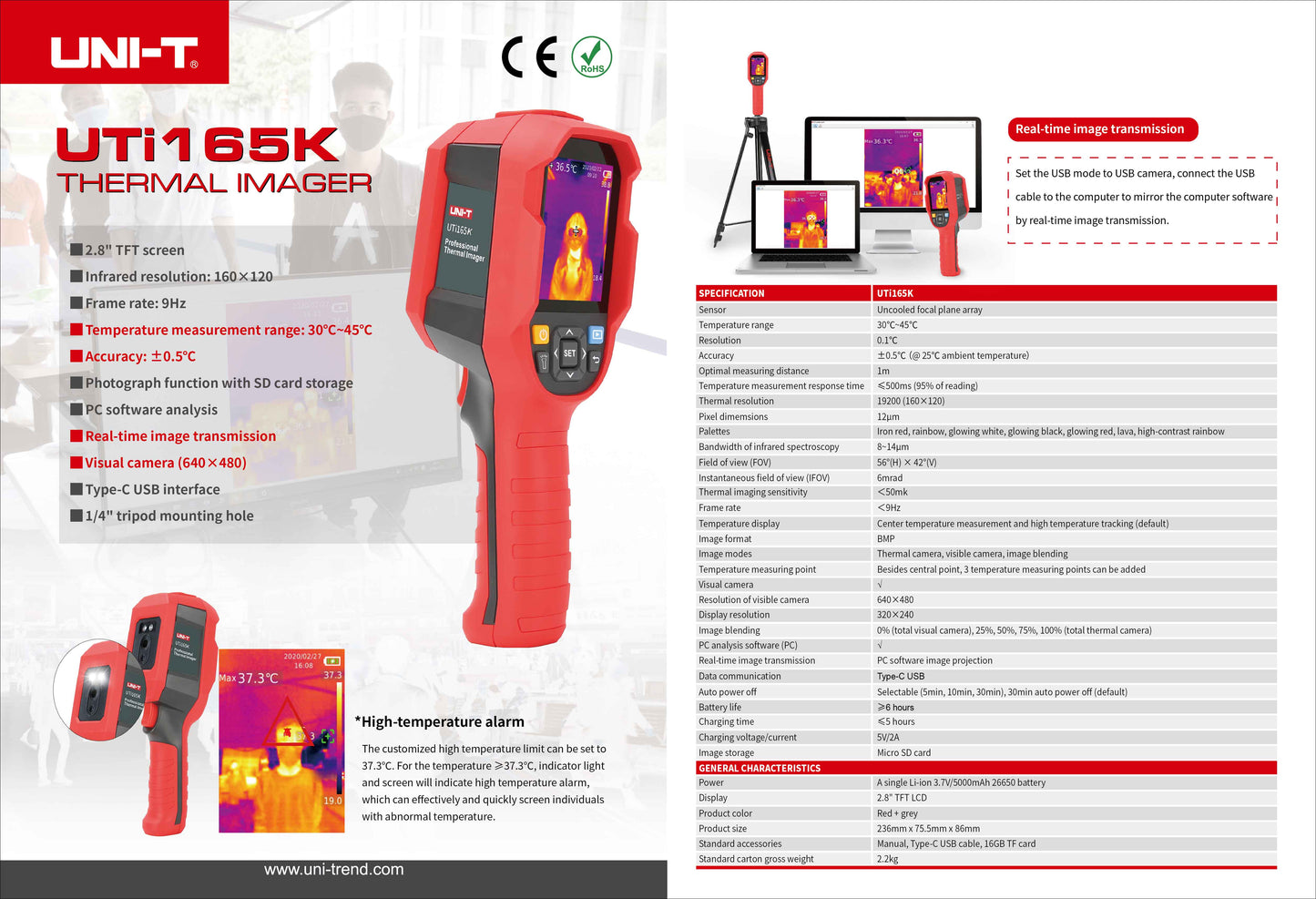 Thermal Imager - UTi165K