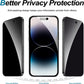 [2 Pack] Iphone 14 Pro Max Privacy Screen Protector 9H Tempered Glass Film Privacy Screen, Anti-Spy, with Easy Installation Frame