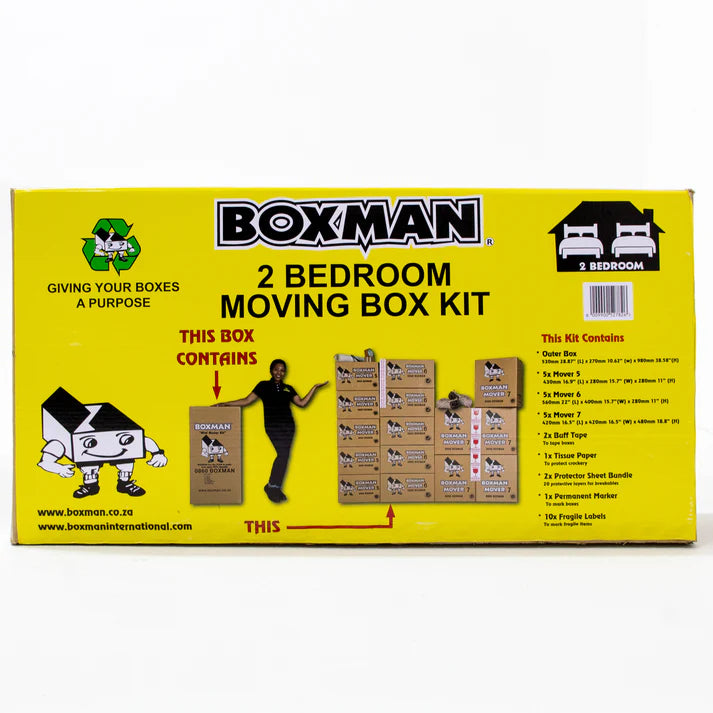 2 Bedroom Moving Box Kit