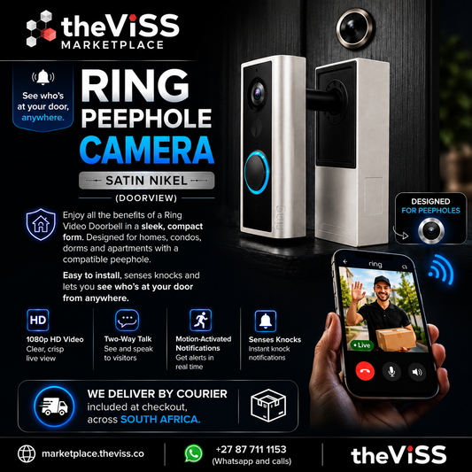 Ring Peephole Camera Satin Nikel (Doorview)